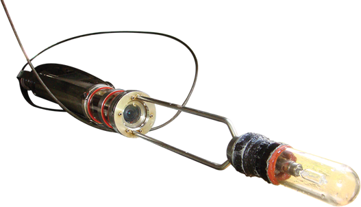 Camara 360 grados para filmacion de pozos de riego y agua profundos