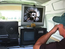 Videofilmacion con camara sumergible 360 en pozo de Mexico